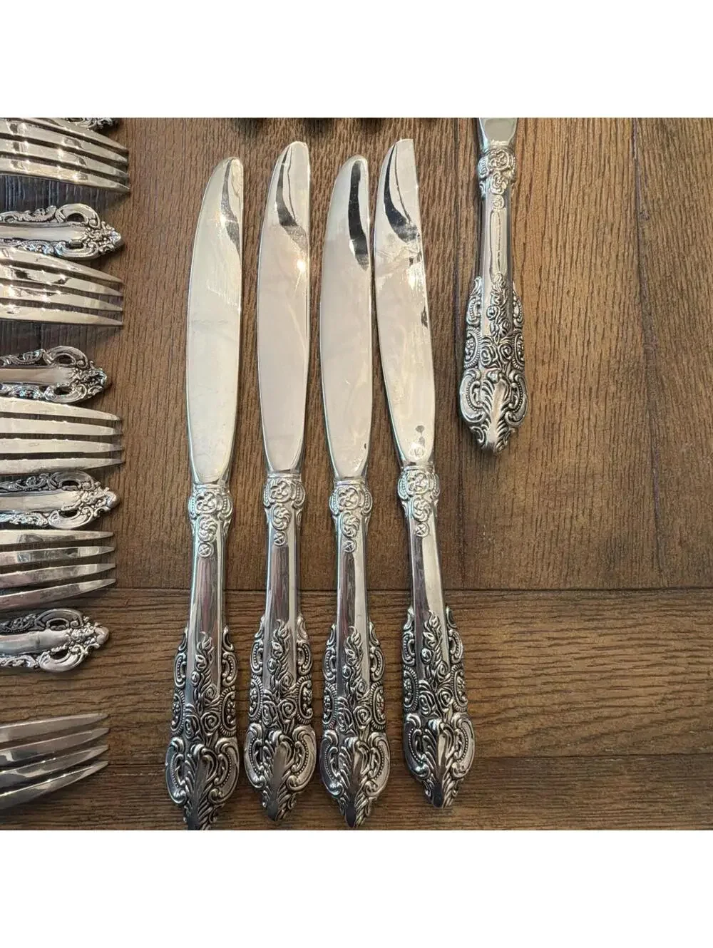 Godinger baroque silverplate